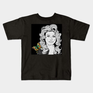 Dolly Parton - Black Kids T-Shirt